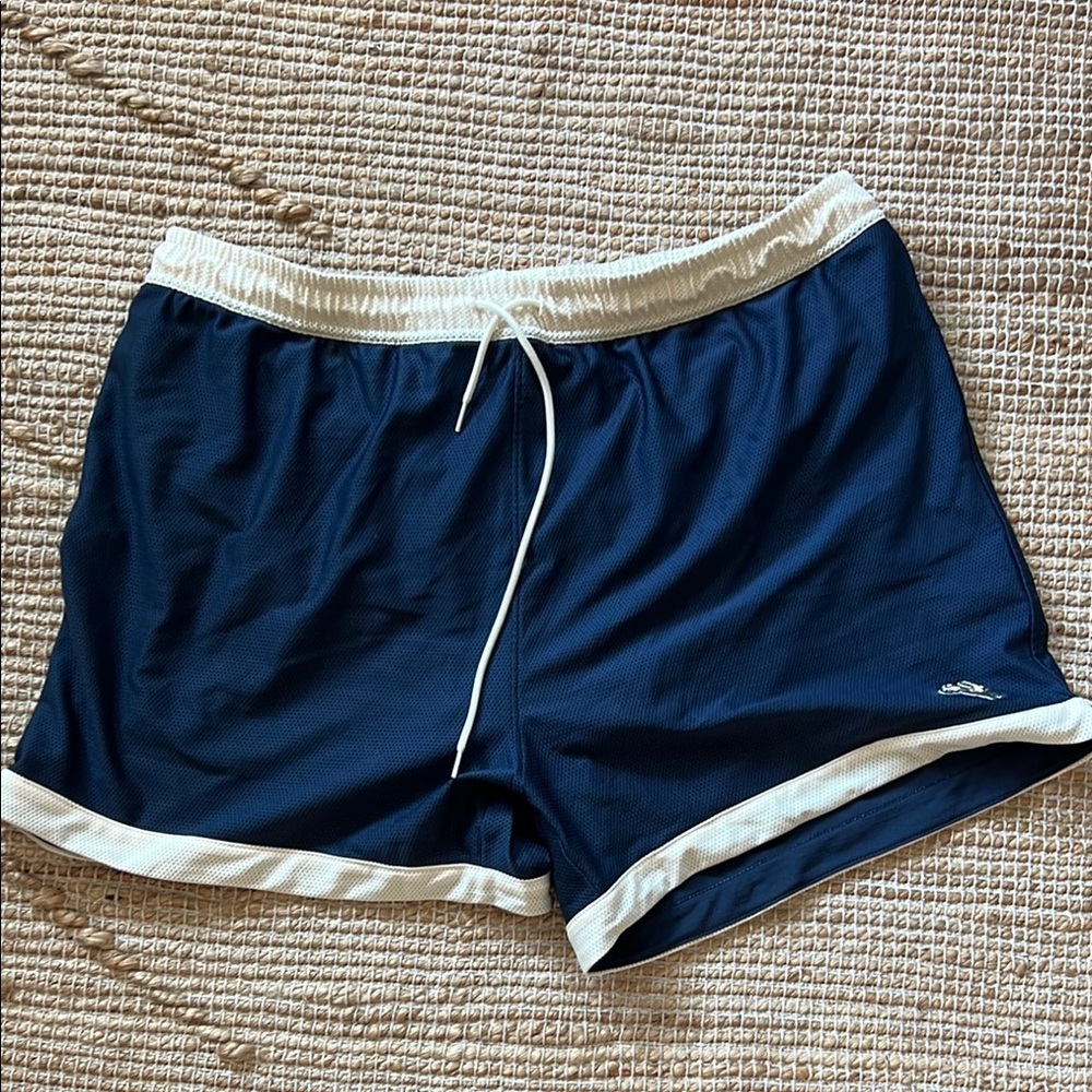Tracksmith Deep Blue Mesh Shorts